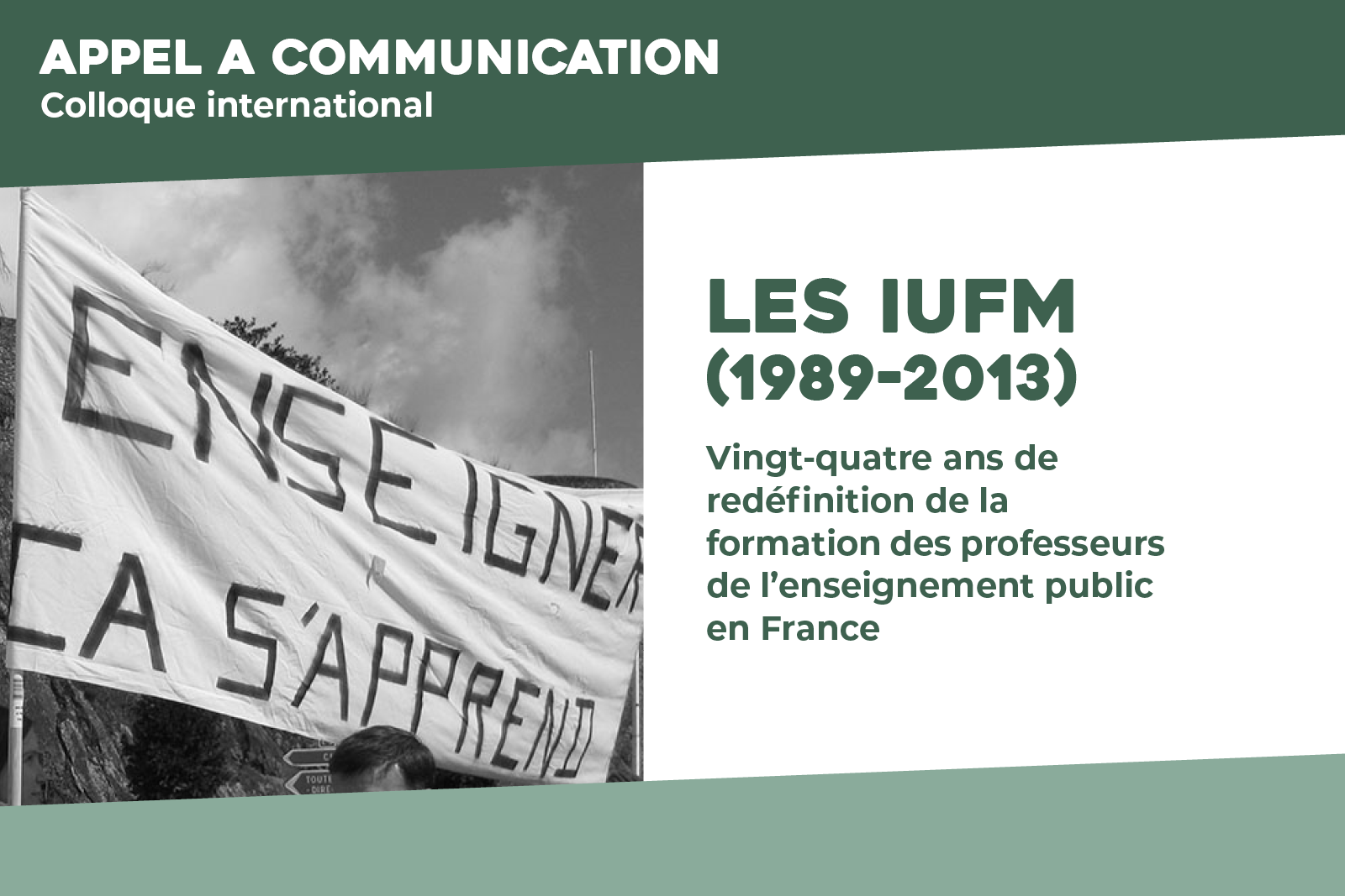 appel a com colloque iufm