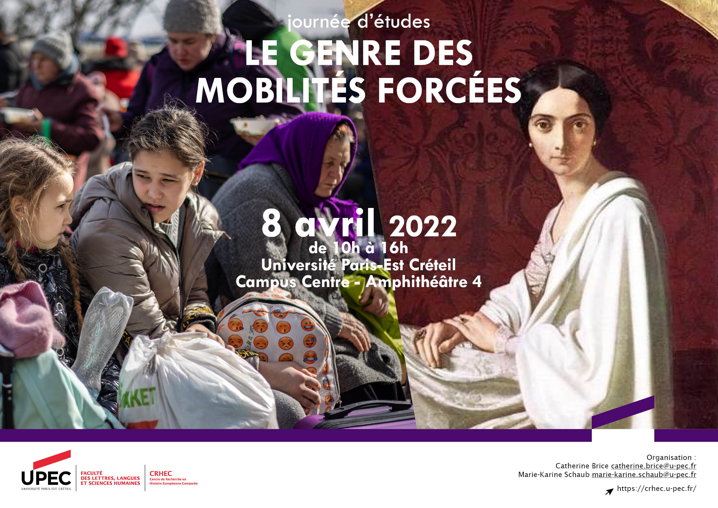 Affiche JE "Le genre des mobilités forcées"