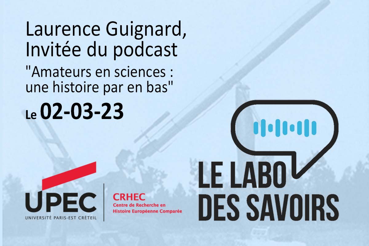 Podcast Amateurs de sciences Laurence Guignard 